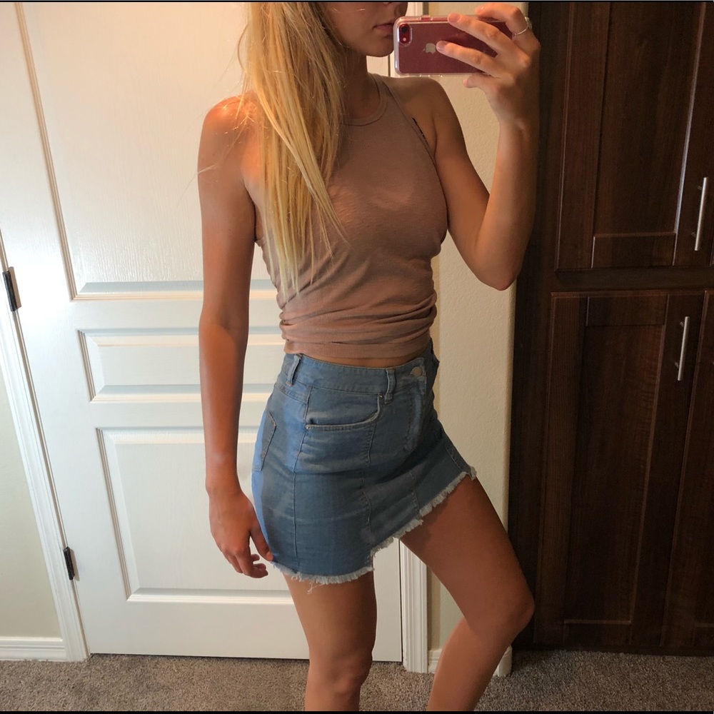 Jean Skirt